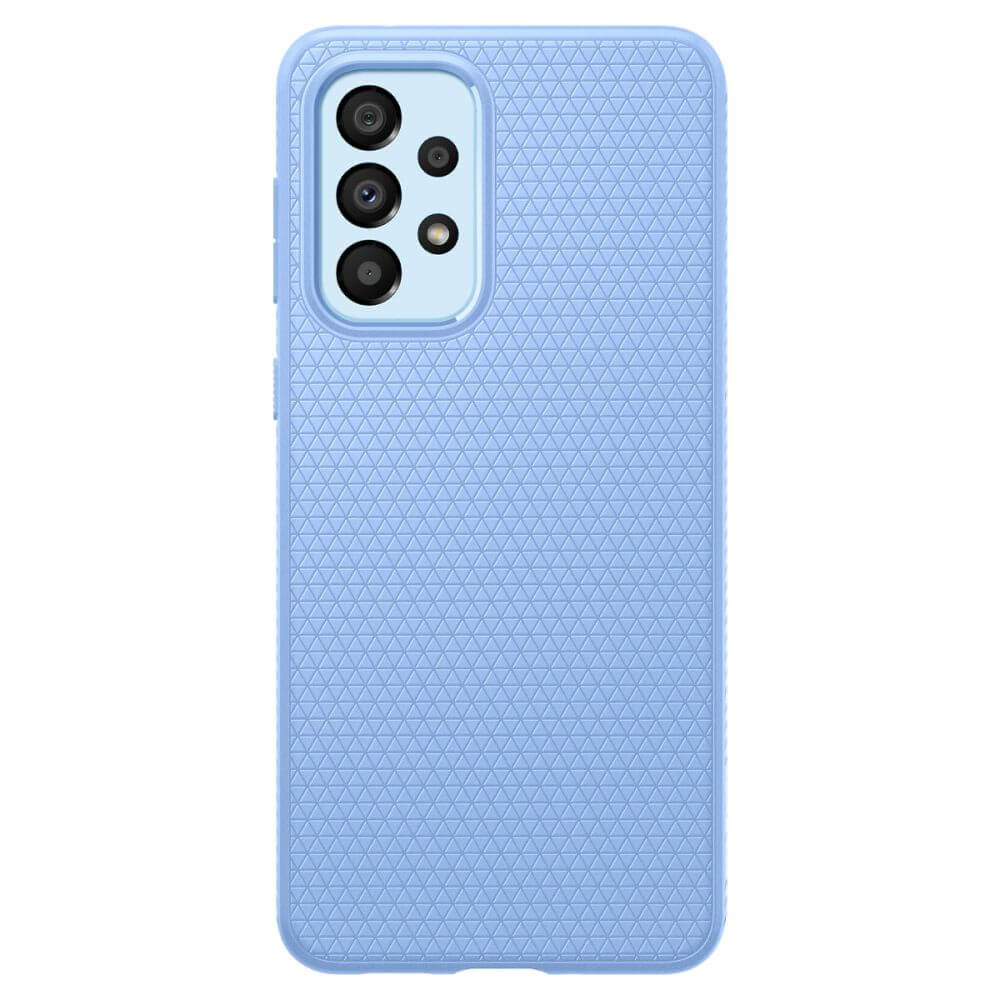 Противоударен Калъф за Samsung A33, Spigen Liquid Air Case, Син (3)