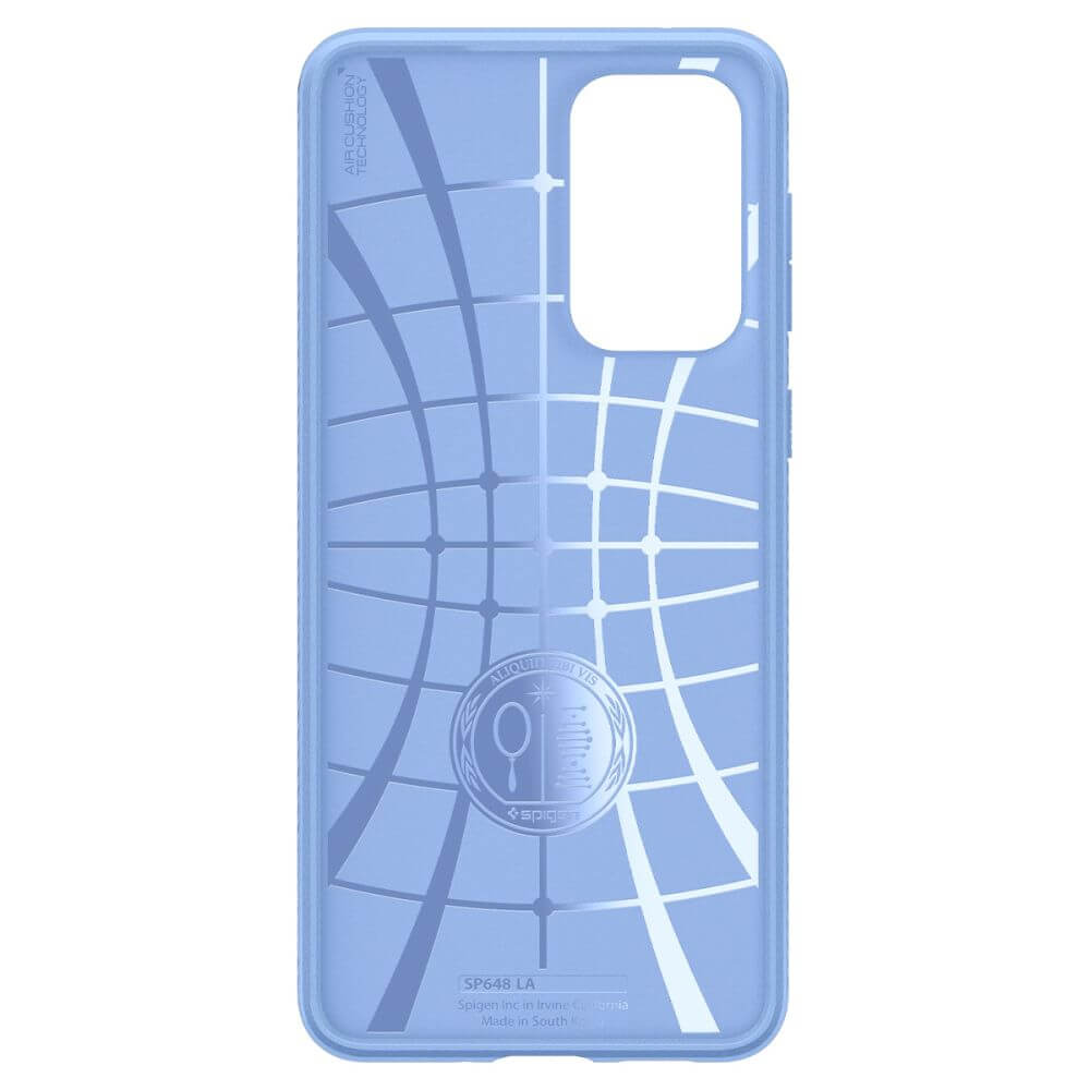Противоударен Калъф за Samsung A33, Spigen Liquid Air Case, Син (7)