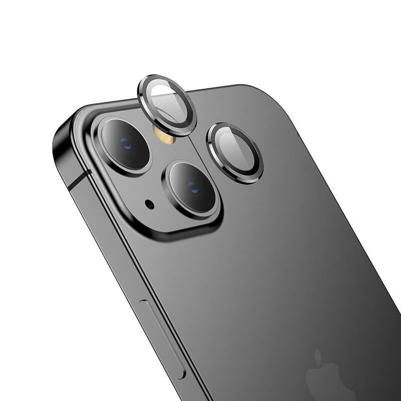 Протектор за Камерата на iPhone 13 Mini, Hofi Cam Lens Glass, Черен (4)