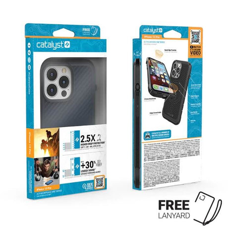 Противоударен Силиконов Калъф за iPhone 13 Pro, Catalyst Active Defense-Vibe Case, Сив (7)