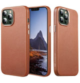 Magsafe Калъф от Естествена Кожа за iPhone 13 Pro Max, ESR Metro Case, Кафяв (3)