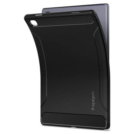 Противоударен Калъф за Samsung Tab A7 10.4 2020, Spigen Rugged Armor Case, Черен (2)