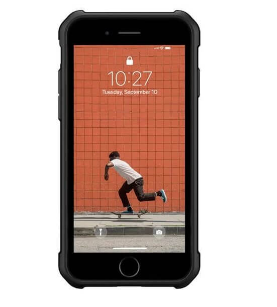 Кевларен Калъф за iPhone SE 2022/2020 8/7, UAG Metropolis LT Case, Черен (4)