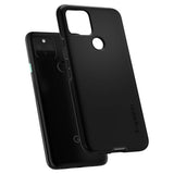 Противоударен Калъф за Google Pixel 5, Spigen Thin Fit Case, Черен (6)