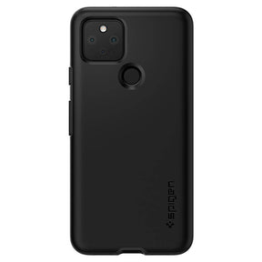 Противоударен Калъф за Google Pixel 5, Spigen Thin Fit Case, Черен