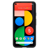 Противоударен Калъф за Google Pixel 5, Spigen Thin Fit Case, Черен (3)