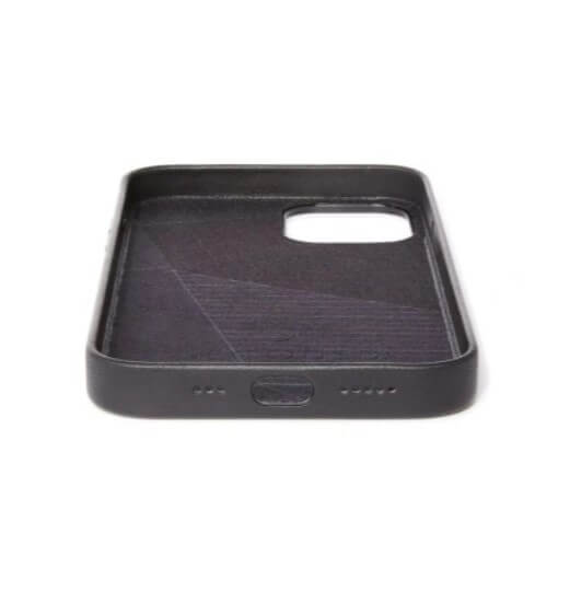 Калъф от Естествена Кожа за iPhone 12 Pro/ 12, Decoded Leather Case, Черен (5)