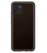 Оригинален Силиконов Калъф за Samsung A03, Soft Clear Cover Case EF-QA036TBEGEU, Черен
