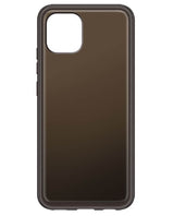 Оригинален Силиконов Калъф за Samsung A03, Soft Clear Cover Case EF-QA036TBEGEU, Черен (4)