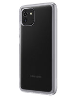 Оригинален Силиконов Калъф за Samsung A03, Soft Clear Cover Case EF-QA036TTEGEU, Прозрачен (2)