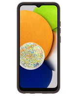 Оригинален Силиконов Калъф за Samsung A03, Soft Clear Cover Case EF-QA036TBEGEU, Черен (3)