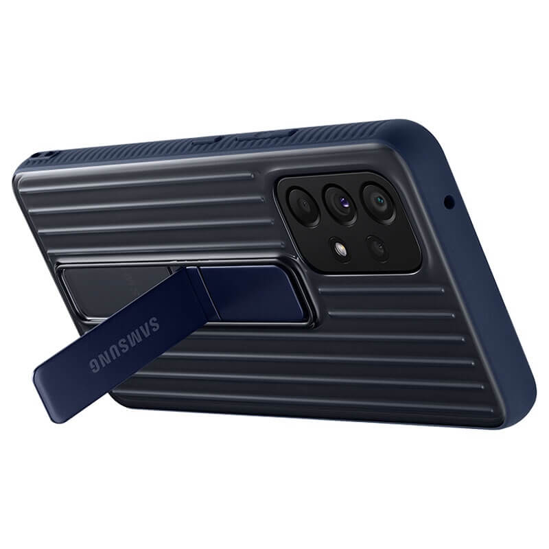 Оригинален Калъф с Поставка за Samsung A53, Protective Standing Cover Case EF-RA536CNEGWW, Син (4)