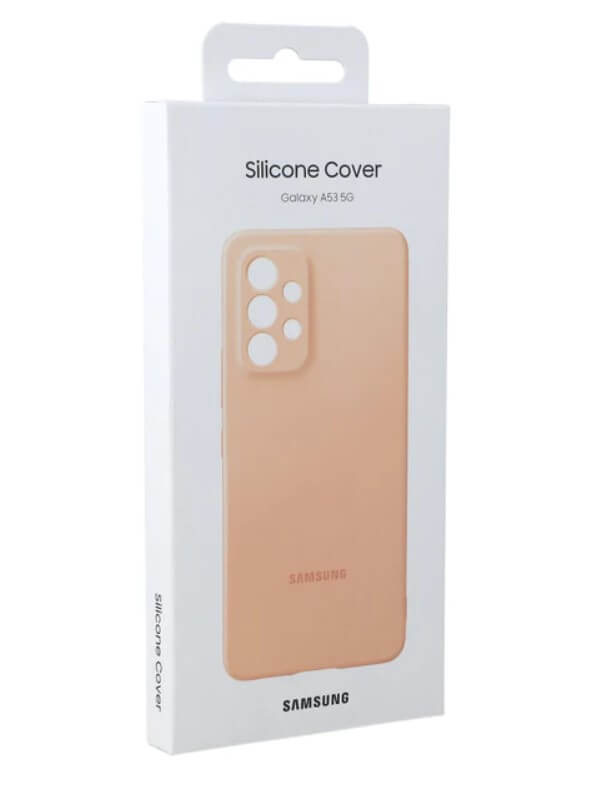 Оригинален Силиконов Калъф за Samsung A53, Silicone Cover Case EF-PA536TPEGWW, Розов (5)