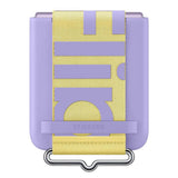 Оригинален Силиконов Калъф за Samsung Z Flip 3, Silicone Cover Strap Case EF-GF711TVEGWW, Лилав (5)