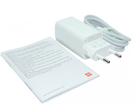 Оригинално Зарядно с Кабел, Xiaomi 220v-65W с USB-C Кабел BHR4499GL, Бял (8)