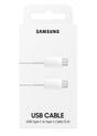 Оригинален USB-C към USB-C Кабел Samsung 1m (5A-45W) EP-DN975BWE, Бял