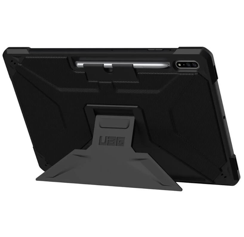 Противоударен Калъф за Samsung Tab S8 Ultra, UAG Metropolis Case, Черен (4)