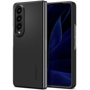 Тънък Матов Калъф за Samsung Z Fold 4, Spigen AirSkin Case, Черен
