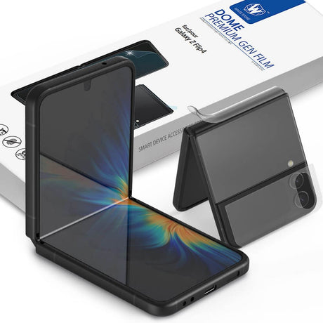 Комплект Протектори 3в1 за Samsung Z Flip 4, Whitestone Dome Film Glass, Прозрачен