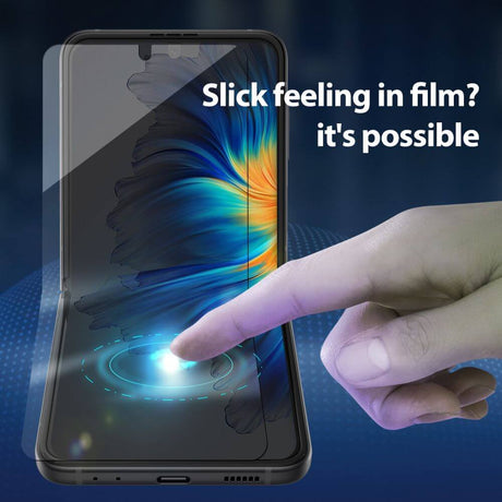 Комплект Протектори 3в1 за Samsung Z Flip 4, Whitestone Dome Film Glass, Прозрачен (5)