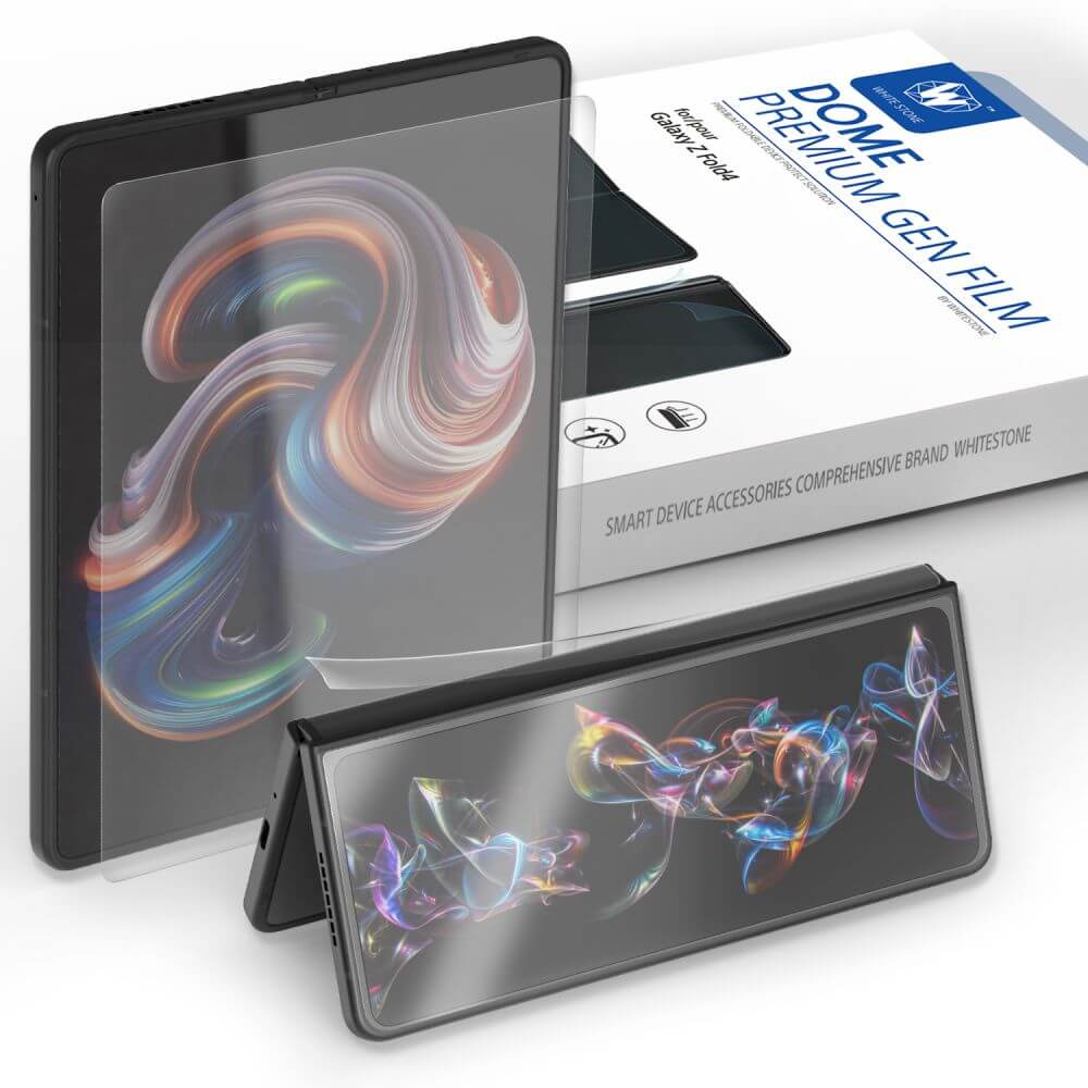 Комплект Протектори 3в1 за Samsung Z Fold 4, Whitestone Dome Film Glass, Прозрачен