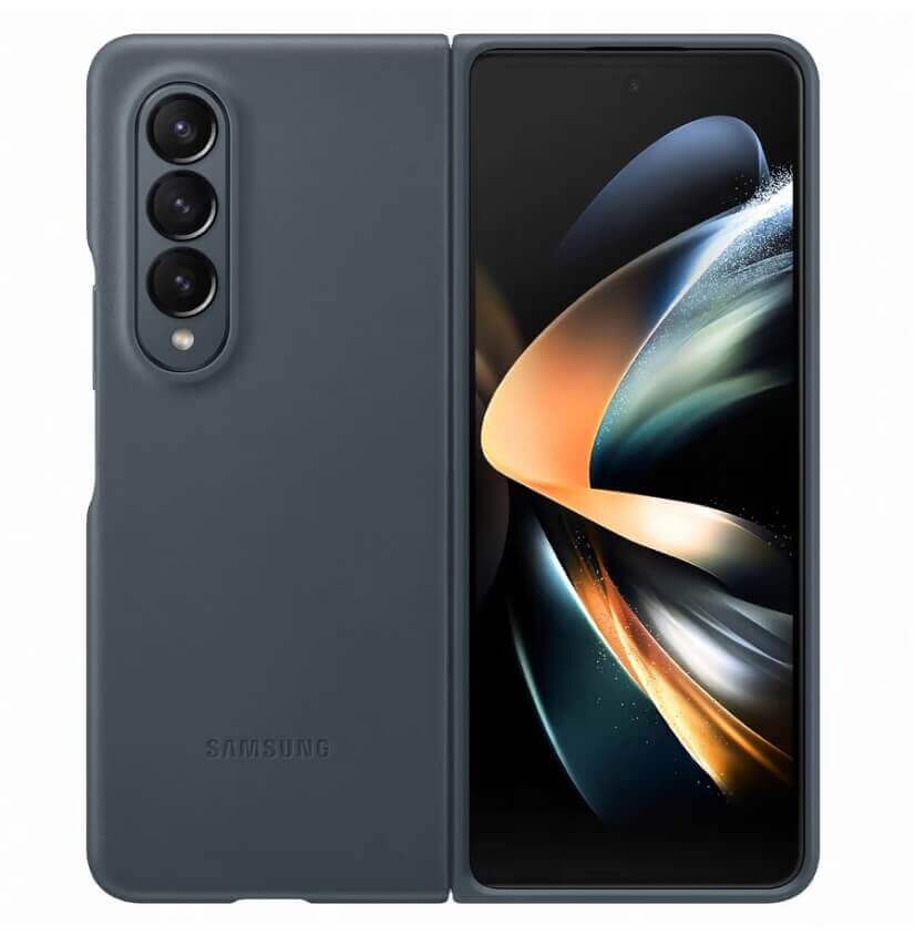 Оригинален Кожен Калъф за Samsung Z Fold 4, Leather Cover Case EF-VF936LJE, Зелен (2)