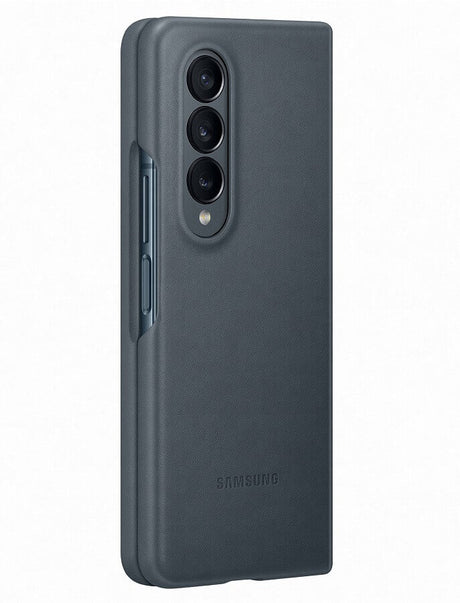 Оригинален Кожен Калъф за Samsung Z Fold 4, Leather Cover Case EF-VF936LJE, Зелен