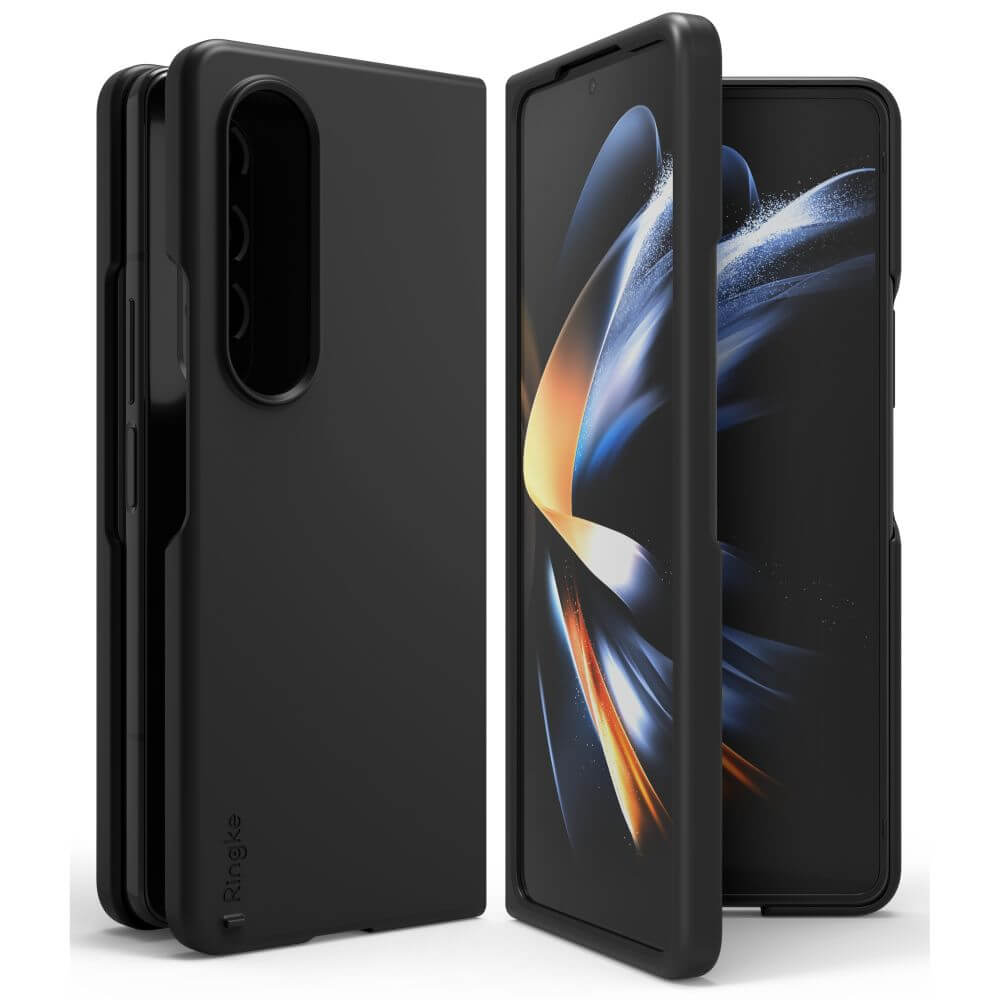 Тънък Калъф за Samsung Z Fold 4, Ringke PC Case, Черен (4)