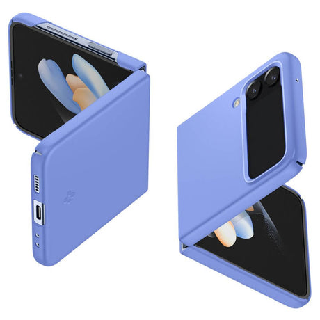 Тънък Матов Калъф за Samsung Z Flip 4, Spigen AirSkin Case, Син (2)