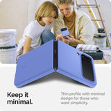 Тънък Матов Калъф за Samsung Z Flip 4, Spigen AirSkin Case, Син (8)