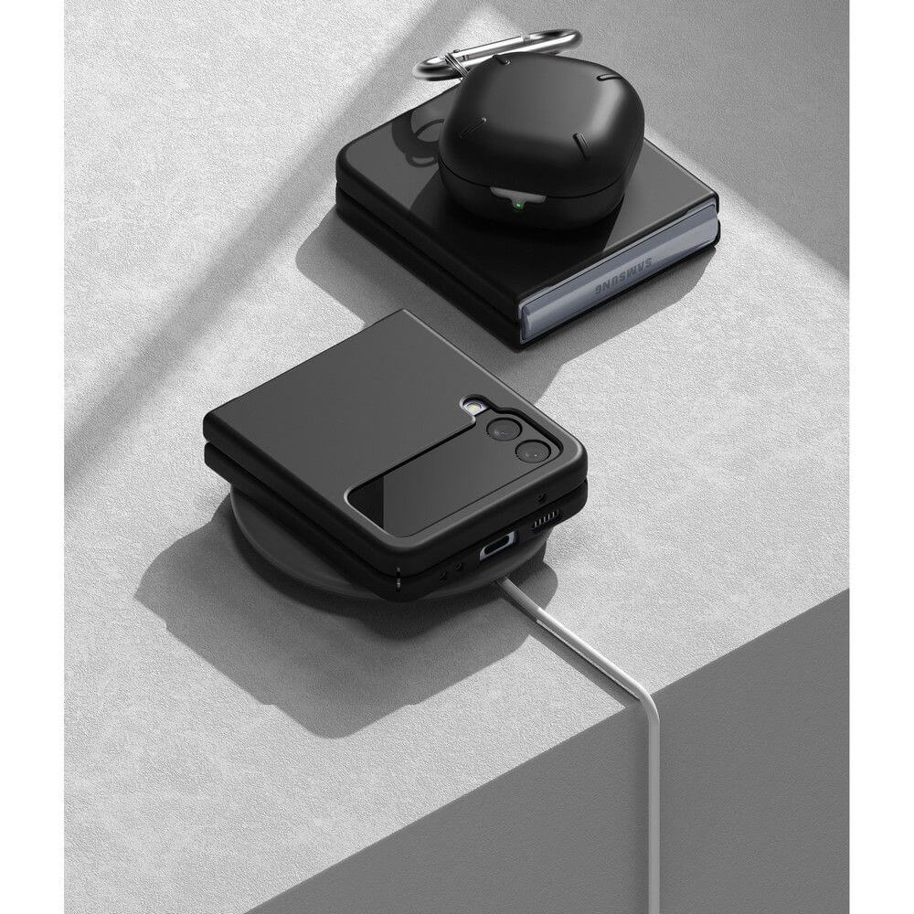 Тънък Калъф за Samsung Z Flip 4, Ringke Slim Case, Черен (7)