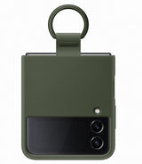 Оригинален Силиконов Калъф Samsung Z Flip 4, Silicone Ring Cover Case EF-PF721TGEGWW, Зелен (3)
