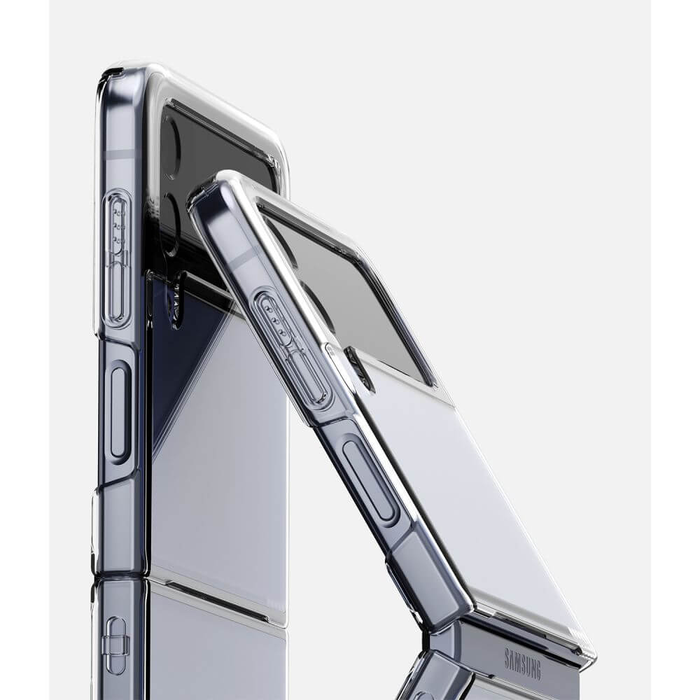 Тънък Калъф за Samsung Z Flip 4, Ringke Slim Case, Прозрачен (2)
