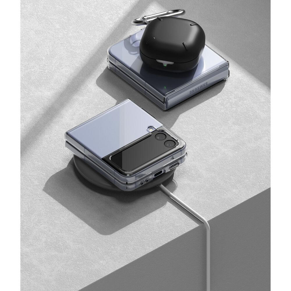 Тънък Калъф за Samsung Z Flip 4, Ringke Slim Case, Прозрачен (6)