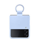 Оригинален Силиконов Калъф Samsung Z Flip 4, Silicone Ring Cover Case EF-PF721TLEGWW, Син (3)
