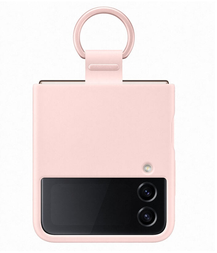 Оригинален Силиконов Калъф Samsung Z Flip 4, Silicone Ring Cover Case EF-PF721TPEGWW, Розов (3)