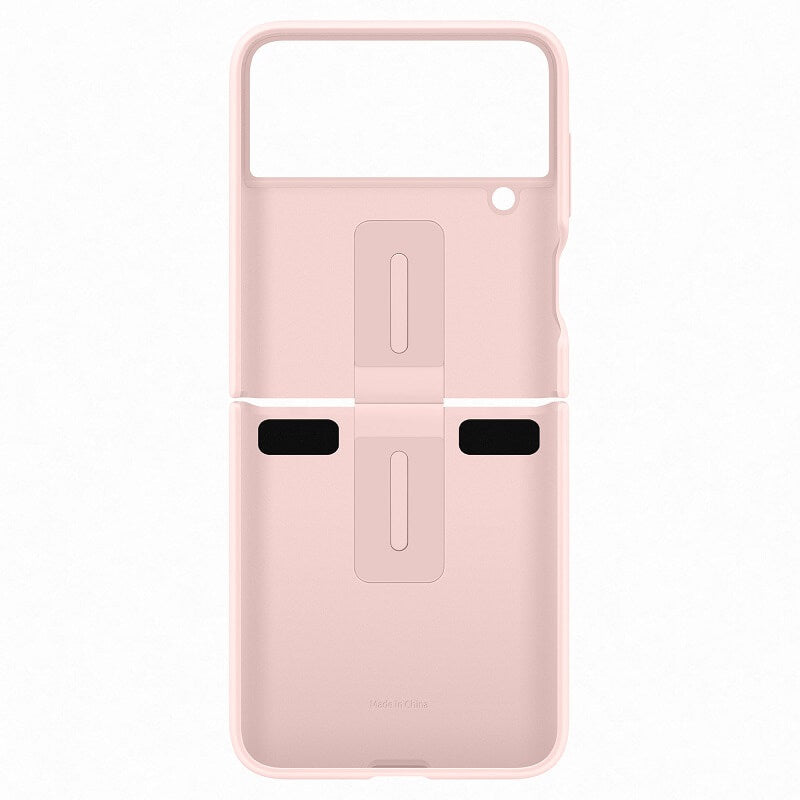 Оригинален Силиконов Калъф Samsung Z Flip 4, Silicone Ring Cover Case EF-PF721TPEGWW, Розов (4)