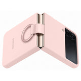 Оригинален Силиконов Калъф Samsung Z Flip 4, Silicone Ring Cover Case EF-PF721TPEGWW, Розов (2)
