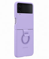 Оригинален Силиконов Калъф Samsung Z Flip 4, Silicone Ring Cover Case EF-PF721TVEGWW, Лилав