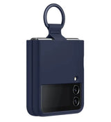 Оригинален Силиконов Калъф Samsung Z Flip 4, Silicone Ring Cover Case EF-PF721TNEGWW, Тъмно Син (4)