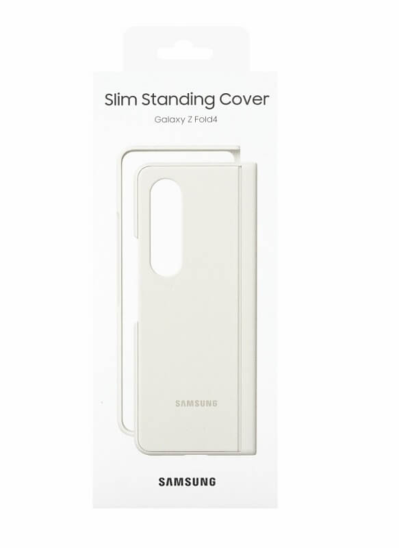 Оригинален Калъф с Поставка за Samsung Z Fold 4, Slim Standing Cover Case EF-MF936CUE, Бежов (7)