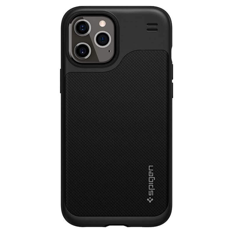 Противоударен Хибриден Калъф за iPhone 12 pro Max, Spigen Hybrid NX Case, Черен (2)