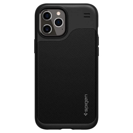 Противоударен Хибриден Калъф за iPhone 12 pro Max, Spigen Hybrid NX Case, Черен (2)