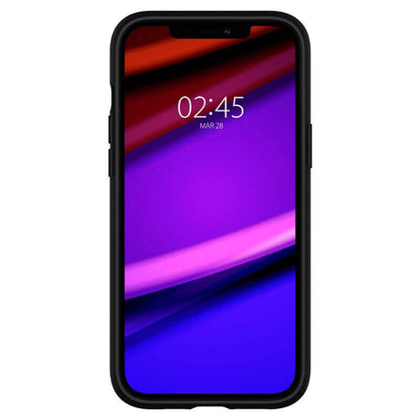 Противоударен Хибриден Калъф за iPhone 12 pro Max, Spigen Hybrid NX Case, Черен (4)