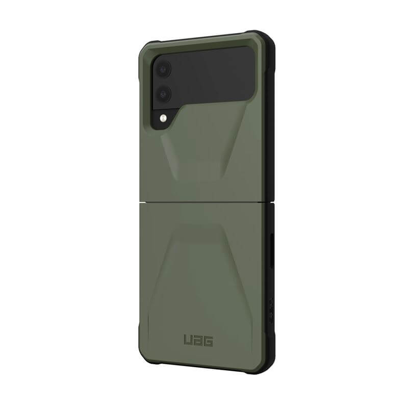 Противоударен Калъф за Samsung Z Flip 4, UAG Civilian Case, Зелен (5)