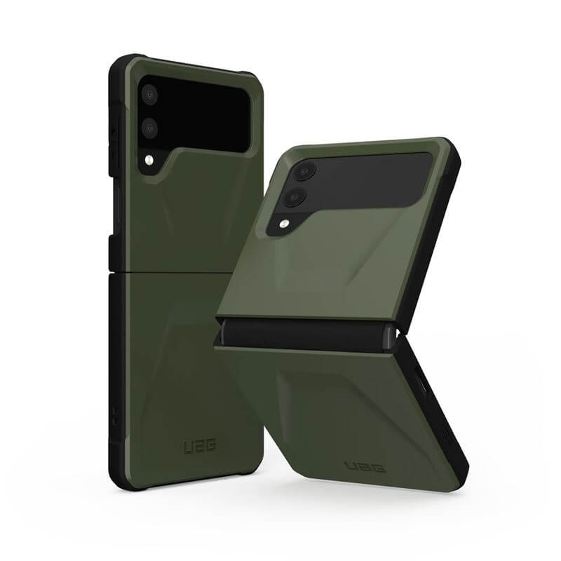 Противоударен Калъф за Samsung Z Flip 4, UAG Civilian Case, Зелен (2)