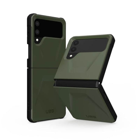 Противоударен Калъф за Samsung Z Flip 4, UAG Civilian Case, Зелен (2)