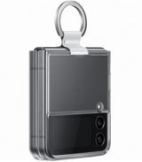 Оригинален Калъф за Samsung Z Flip 4, Clear Cover with Ring Case EF-OF721CTEGWW, Прозрачен