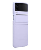 Оригинален Кожен Калъф Samsung Z Flip 4, Flap Leather Case EF-VF721LLE, Лилав (3)