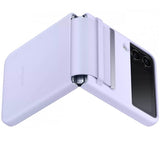 Оригинален Кожен Калъф Samsung Z Flip 4, Flap Leather Case EF-VF721LLE, Лилав (4)
